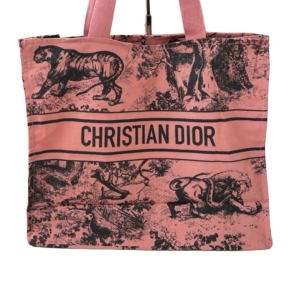 NWOT Christian Dior Novelty Pink Dior DiorRivera Tote Bag